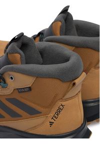 Adidas - adidas Trekkingi Terrex Winter Leather Mid Cut Rain.Rdy Cold JR5297 Brązowy. Kolor: brązowy. Materiał: skóra. Model: Adidas Terrex. Sport: turystyka piesza #2