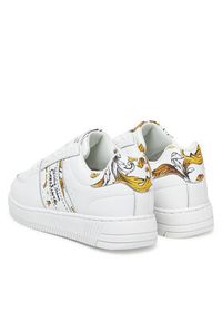 Versace Jeans Couture Sneakersy 78VA3SJ7 Biały. Kolor: biały. Materiał: skóra #5