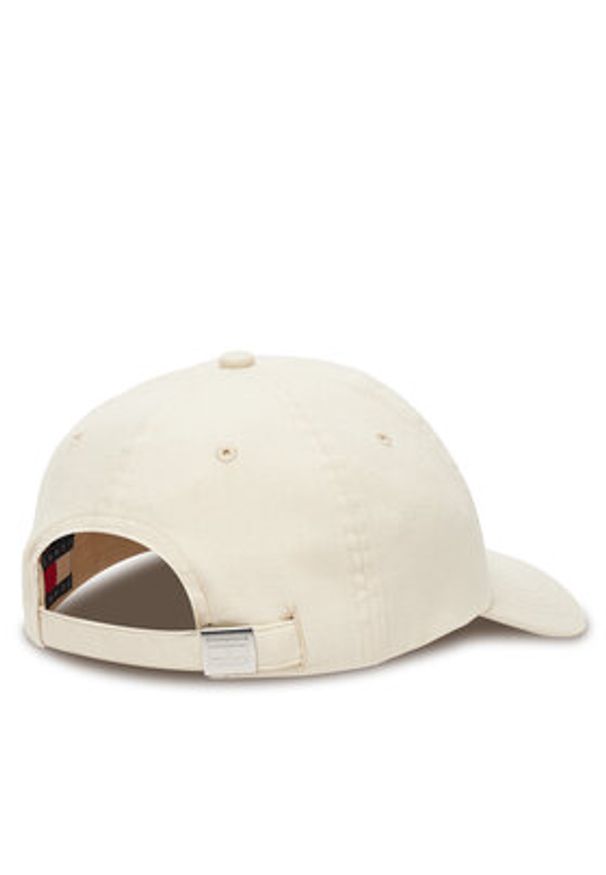 TOMMY HILFIGER - Tommy Hilfiger Czapka z daszkiem Heritage AW0AW17580 Beżowy. Kolor: beżowy. Materiał: materiał, bawełna