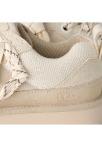 Ugg - UGG Lo Lowmel Sneakersy damskie. Okazja: na co dzień. Zapięcie: pasek. Kolor: beżowy. Materiał: zamsz, materiał, poliester, mesh. Szerokość cholewki: normalna. Sezon: lato #6