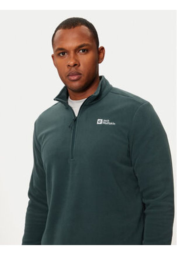 Jack Wolfskin Polar Taunus 1709522 Zielony Regular Fit. Kolor: zielony. Materiał: syntetyk