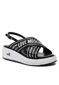 Love Moschino - LOVE MOSCHINO Sandały JA16315I0IIX300A Czarny. Kolor: czarny #5