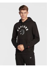 New Era Bluza Toronto Raptors Team Logo 11546161 Czarny Regular Fit. Kolor: czarny. Materiał: bawełna