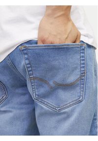 Jack & Jones - Jack&Jones Szorty jeansowe Rick Icon 12249208 Niebieski Regular Fit. Kolor: niebieski. Materiał: bawełna #4
