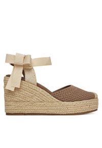 DeeZee Espadryle WS2509-001 Beżowy. Kolor: beżowy. Materiał: materiał #1