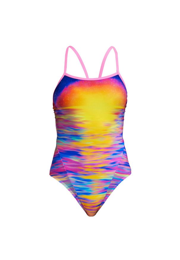 FUNKITA - Strój pływacki jednoczęściowy damski Funkita Single Strap One Piece. Kolor: wielokolorowy