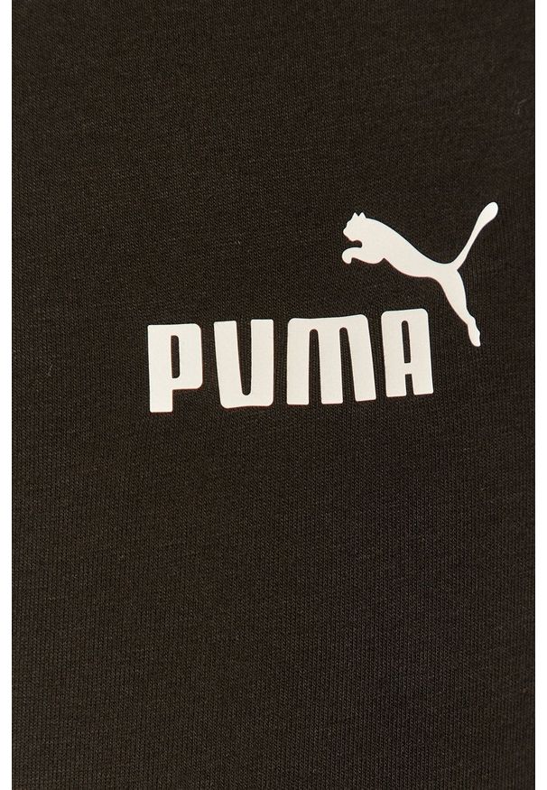 Puma - Legginsy. Kolor: czarny. Materiał: dzianina. Wzór: gładki