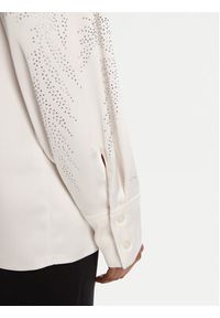 Guess Koszula W5YH40 WFQC2 Écru Regular Fit. Materiał: syntetyk #5