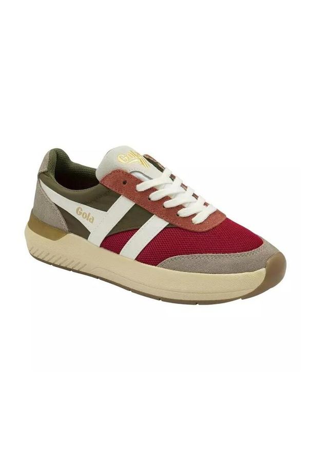 Buty do chodzenia damskie Gola Raven. Kolor: czerwony, zielony, wielokolorowy, szary. Materiał: materiał, nylon. Szerokość cholewki: normalna. Sport: turystyka piesza