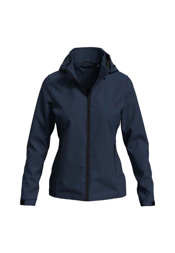 Stedman - Kurtka Damska Lux Soft Shell. Kolor: niebieski. Sport: turystyka piesza