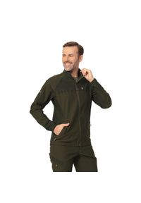 TAGART - Kurtka myśliwska przejściowa męska Tagart Cramp Pro Dark Green szybkoschnąca. Kolor: zielony. Sport: outdoor