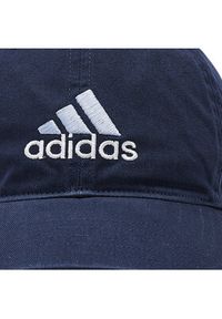 Adidas - adidas Czapka z daszkiem Two-Colour Embroidered Logo Dad Cap HT2036 Granatowy. Kolor: niebieski #3