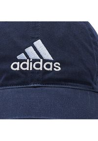 Adidas - adidas Czapka z daszkiem Two-Colour Embroidered Logo Dad Cap HT2036 Granatowy. Kolor: niebieski