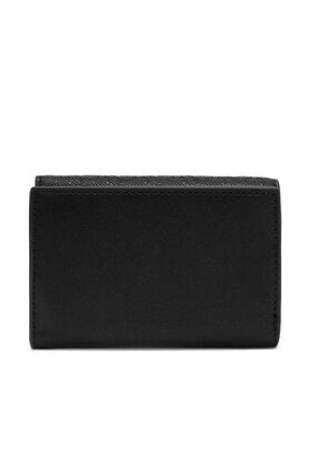 Calvin Klein Mały Portfel Damski Ck Must Small Trifold_Mono K60K612939 Czarny. Kolor: czarny. Materiał: skóra