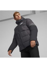 Kurtka Puma Power Down Puffer, Mężczyźni. Kolor: czarny. Materiał: materiał, poliester