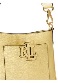Lauren Ralph Lauren - LAUREN RALPH LAUREN Torebka 431982184008 Żółty. Kolor: żółty. Materiał: skórzane #5