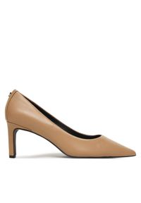 Hugo - HUGO Czółenka Devany_1 50557663 Beżowy. Kolor: beżowy. Materiał: skóra #1