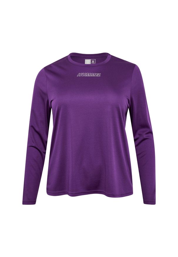 Kostium kąpielowy damski Hummel Curvy Plus. Kolor: fioletowy. Długość rękawa: długi rękaw. Długość: długie. Sport: piłka nożna