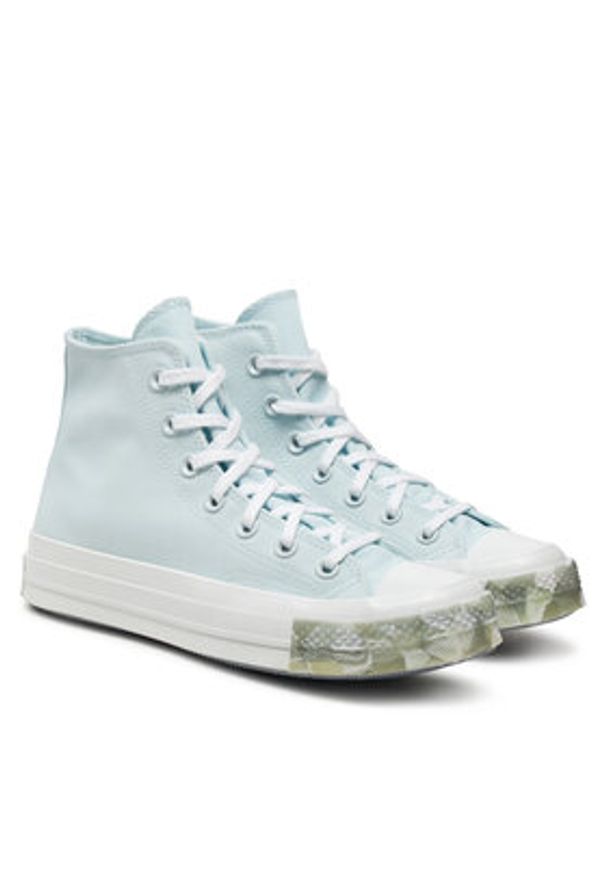 Converse Trampki Chuck 70 Marbled Hi A03527C Niebieski. Kolor: niebieski. Materiał: materiał