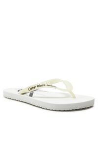 Calvin Klein Jeans Japonki Beach Sandal Monologo Tpu YW0YW01246 Biały. Kolor: biały #3