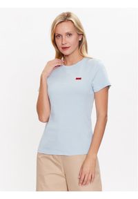 Hugo T-Shirt 50489117 Niebieski Regular Fit. Kolor: niebieski. Materiał: bawełna