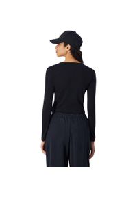 Champion - Crop Top Damski Z Okrągłym Dekoltem 117435 MS524. Kolor: czarny