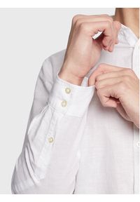 Guess Koszula Roll-Up F3GH00 WO07S Biały Regular Fit. Kolor: biały. Materiał: bawełna #5