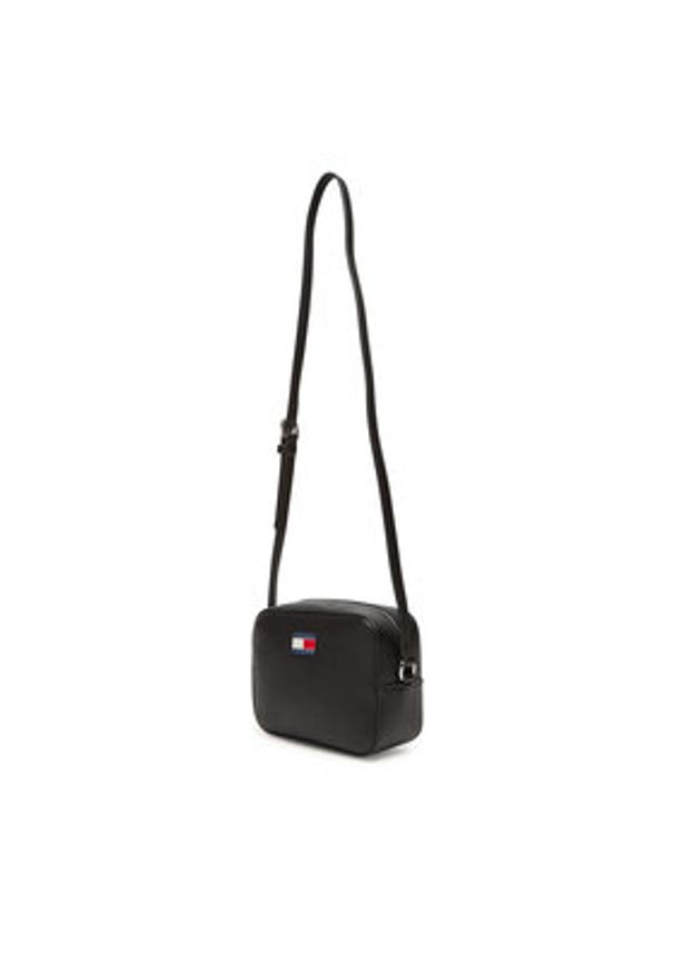 Tommy Jeans Torebka Tjw Must Camera Bag AW0AW17543 Czarny. Kolor: czarny. Materiał: skórzane