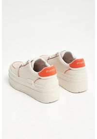 Pinko - Sneakersy damskie skórzane na platformie PINKO. Materiał: skóra. Obcas: na platformie #3