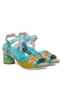 Laura Vita Sandały Framboiseo 34 Turkusowy. Kolor: turkusowy. Materiał: skóra #5