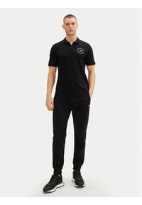 Jack & Jones - Jack&Jones Polo Simon 12269299 Czarny Regular Fit. Typ kołnierza: polo. Kolor: czarny. Materiał: bawełna