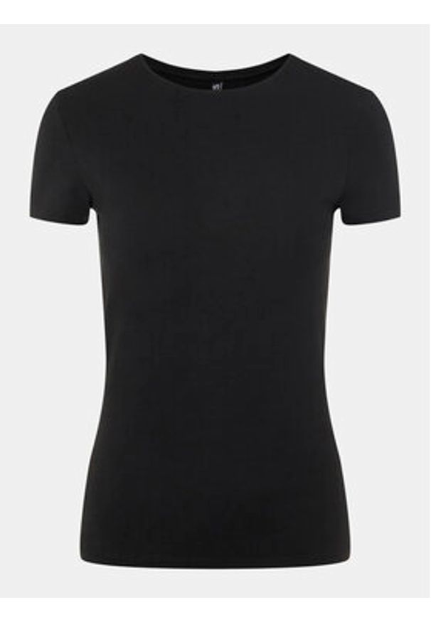 Pieces T-Shirt Irene 17082526 Czarny Slim Fit. Kolor: czarny. Materiał: bawełna