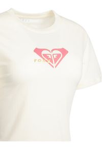 Roxy T-Shirt Oceanregular ERJZT06078 Écru Regular Fit. Materiał: bawełna #5