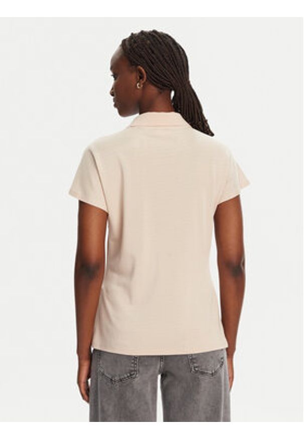 Liu Jo Sport T-Shirt TA5183 J4883 Beżowy Regular Fit. Kolor: beżowy. Materiał: wiskoza. Styl: sportowy