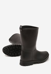 Born2be - Czarne Klasyczne Kalosze Ahlitte. Okazja: na co dzień. Kolor: czarny. Materiał: dresówka. Styl: klasyczny