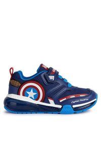Geox Sneakersy MARVEL J Bayonyc Boy J36FEC 0FU50 C0735 D Granatowy. Kolor: niebieski. Wzór: motyw z bajki #1