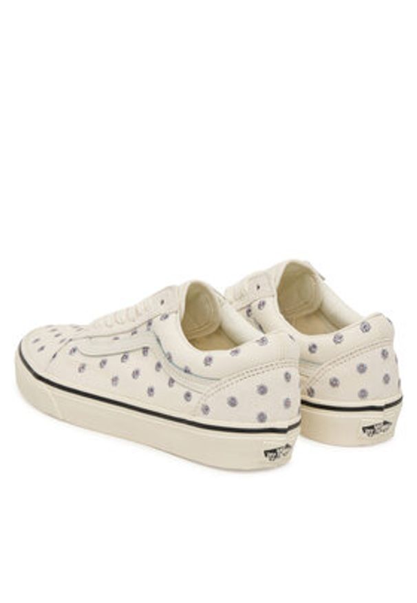 Vans Tenisówki Old Skool VN000E8WCD31 Écru. Kolor: kremowy. Materiał: materiał