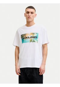 Jack & Jones T-Shirt Indiana Tee 12288112 Biały Regular Fit. Kolor: biały. Materiał: bawełna #1