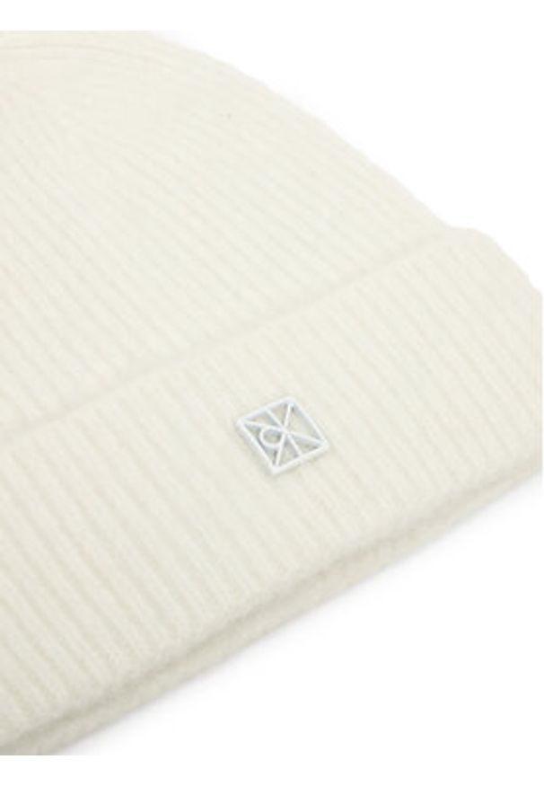 Calvin Klein Czapka Emblem Brushed LV04D8067G Écru. Materiał: poliamid, nylon
