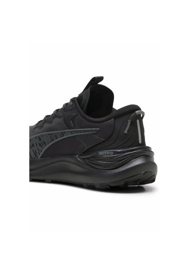 Puma - Męskie buty do biegania w terenie Electrify NITRO™ PUMA Black Mineral Gray. Kolor: wielokolorowy, czarny, szary