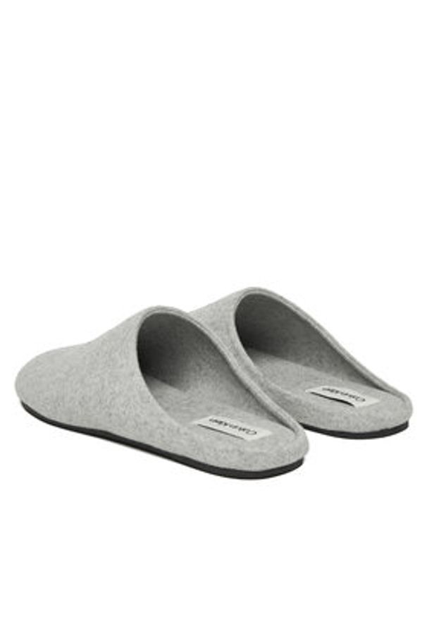 Calvin Klein Kapcie Home Slipper Mule HM0HM01931 Szary. Kolor: szary. Materiał: materiał