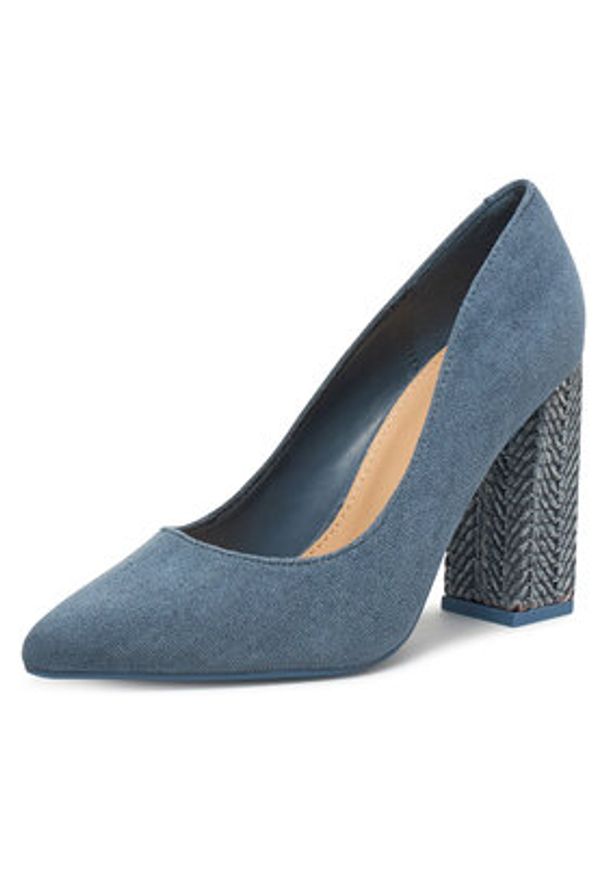 DeeZee Czółenka XLO Niebieski. Kolor: niebieski. Materiał: materiał