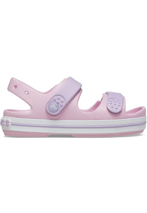 Sandały dziecięce Crocs CROCBAND CRUISER. Kolor: biały, różowy, wielokolorowy