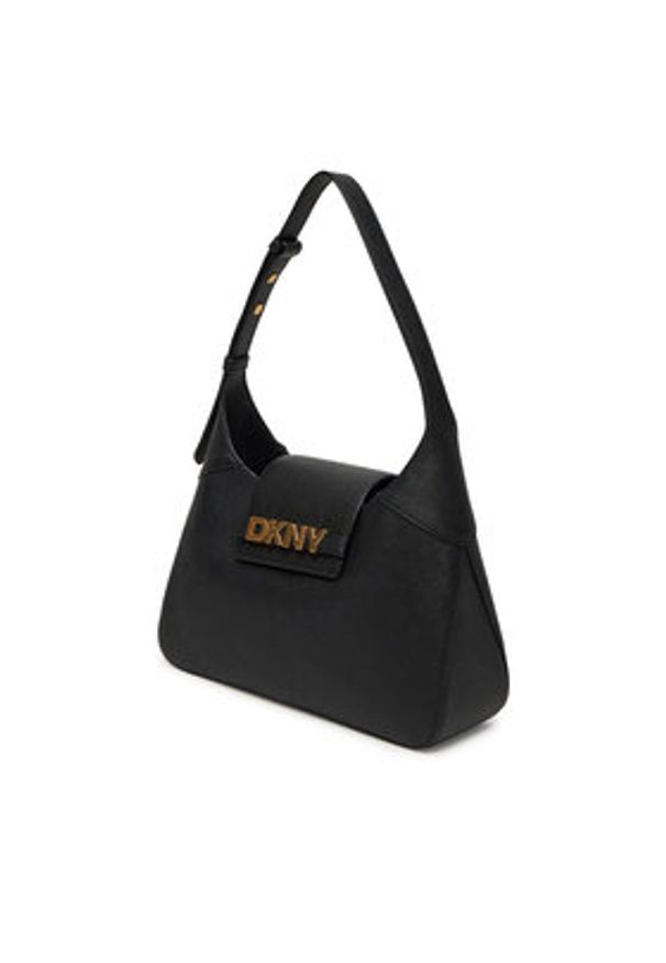 DKNY Torebka R523KL20 Czarny. Kolor: czarny. Materiał: skórzane