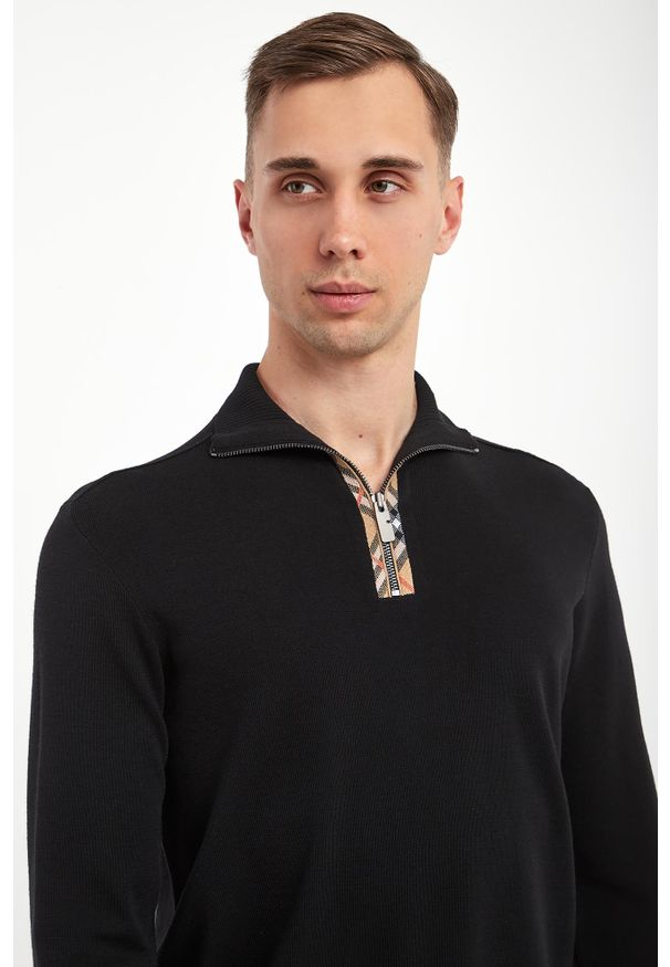 Burberry - Sweter męski wełniany BURBERRY. Materiał: wełna