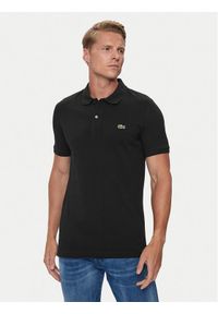 Lacoste Polo PH4012 Czarny Slim Fit. Typ kołnierza: polo. Kolor: czarny. Materiał: bawełna