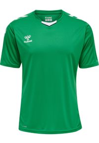 Hummel Core XK Poly Jersey S/S. Kolor: zielony. Materiał: jersey
