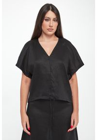 Ecoalf - Bluzka damska lniana Dora ECOALF. Materiał: len #2