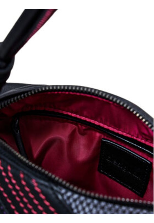 Desigual Torebka 25SAXPC6 Czarny. Kolor: czarny. Materiał: skórzane