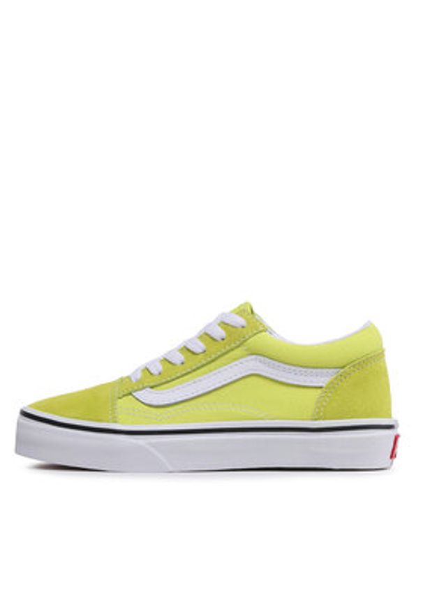 Vans Tenisówki Old Skool VN0A7Q5FZUD1 Zielony. Kolor: zielony. Materiał: zamsz, skóra